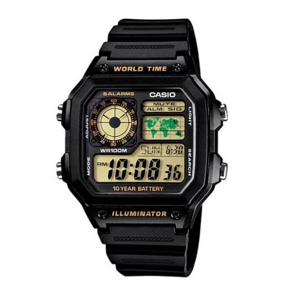 ساعت مچی مردانه کاسیو مدل CASIO AE-1200WH-1BVDF